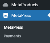 MetaPress WordPress Menu Items
